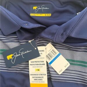 Jack Nicklaus Men's Blue Polo Shirt